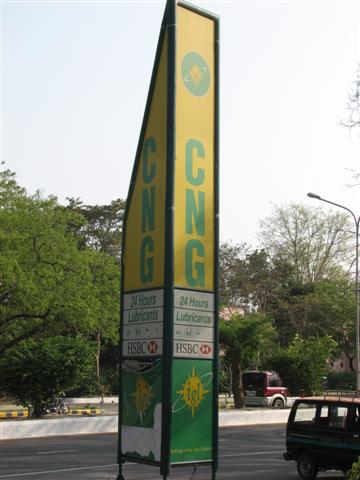 CNG station in Delhi