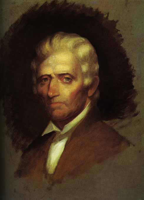 Daniel Boone - Oil sketch by Chester Harding