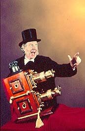 Title: Terry Borton, Magic Lantern Showman  Attribution License :http://creativecommons.org/licenses/by/2.5/ Photographer: Magic Lantern Shows  