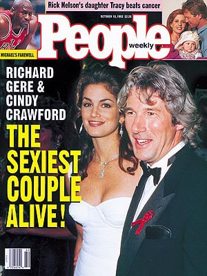 Gere and Crawford 1993 Sexiest Couple Alive