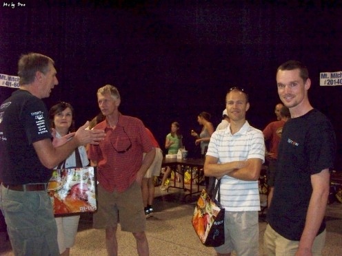 Jeremy (on the right)- 2nd in his age group -5 hours 39 minutes