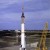 Grissom is launched into space atop a Redstone rocket. Photo courtesy of NASA.