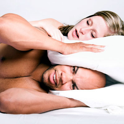 Can't fall asleep due to snoring partner