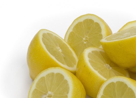 Six half lemons pic