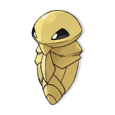Kakuna is the evolved form of Weedle.
