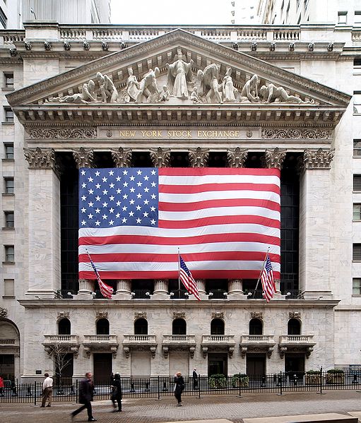 New York Stock Exchange - One of the World's largest stock exchanges.
