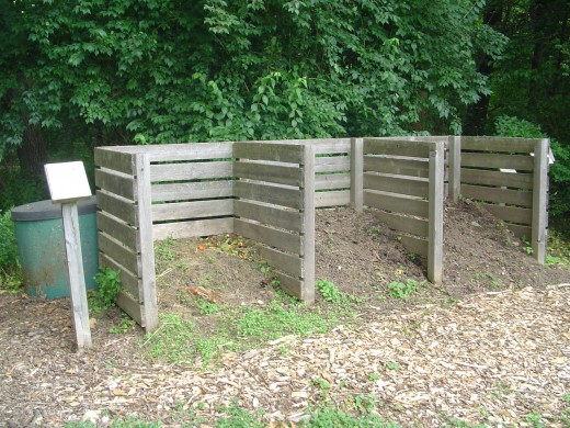 Composting turning unit, used for educational purposes