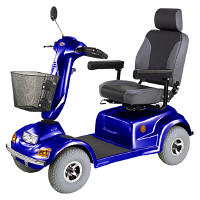 The HS-890 CTM Mobility Scooter Terrain Trekker is a heavy-duty addition to CTM's line of medicare scooters.