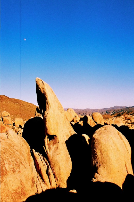 view of some rock formations
