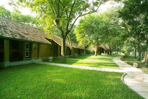 Rooms build like Cottages to give the in Chaaya Village hotel