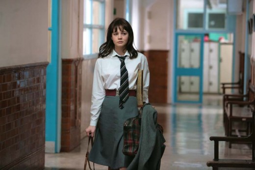 All buttoned up for school.