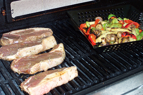 Buffalo Steaks on the Grill - Delicous! photo: paige_eliz @flickr