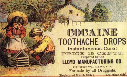 Cocaine may still be used by a physician in 2010 (see text below)(Photos on this page are in the public domain).