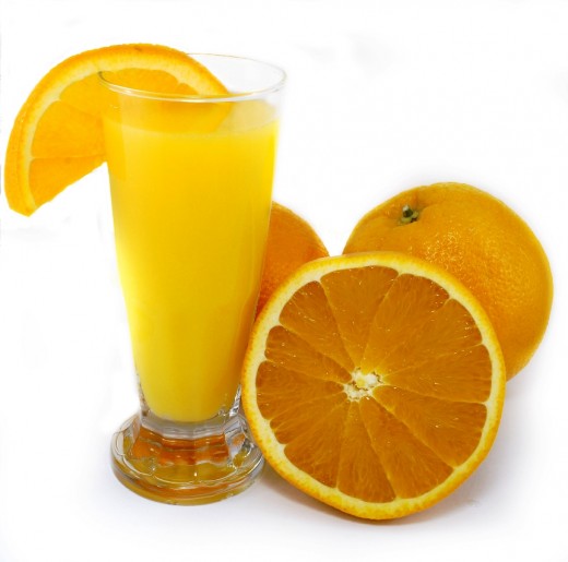 Delicious orange juice