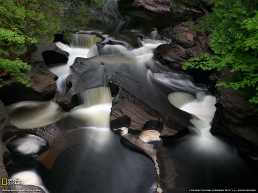 Porcupine Mountains Waterfall, Michigan