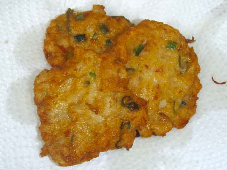 Salted cod fish cakes