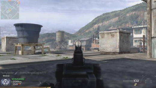Great iron sights for moving flexibility. 