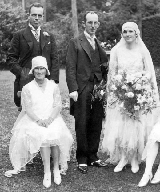 "Typical Morning Wedding Dress 1929" Jotapianus -Copyright 2007 Public Domain