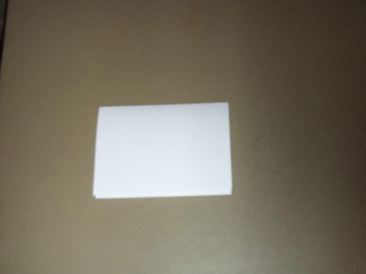 A blank card.