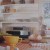Open shelving in kitchen. Open shelving in kitchen.