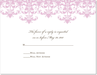 Do not finalize the "guarantee" until your invitations' responses are in from your wedding guests. 
