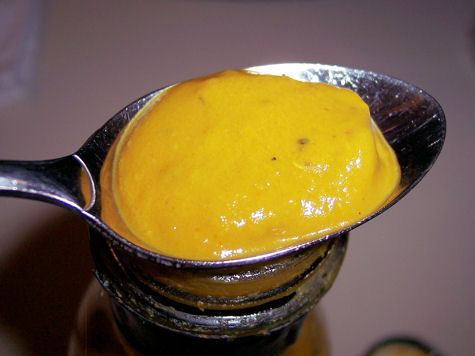 mustard paste or sauce