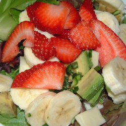 Gently adding avocados to fruit salads are a great idea