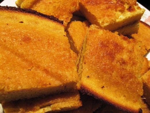 Southern Skillet Cornbread with Honey Lavendar Sauce Photo courtesy of: flickr.com/photos/e.t.