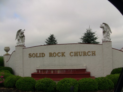 Solid Rock Church, Monroe, Ohio- Photo: Greg Reese 2010 Mom&Son