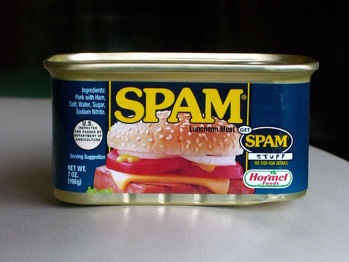 Can of Spam photo: janetgalore @flickr