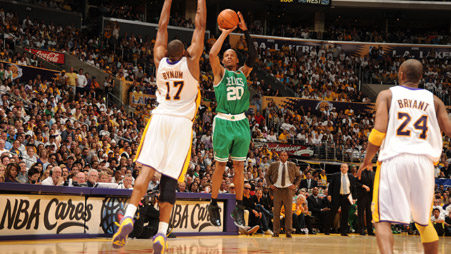 Ray Allen set an NBA Finals Record. examiner.com