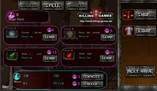 Upgrading magic will help in Days of the Dead