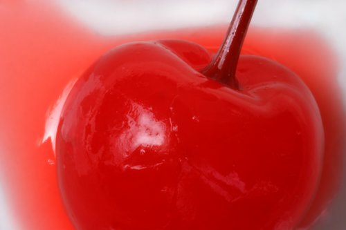 Maraschino Cherry, to make chocolate covered cherries out of!  Yum, what a treat.