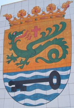 Dragon in the Puerto de la Cruz coat of arms