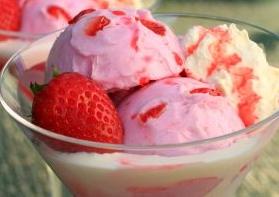 Homemade ice cream recipe: strawberry ice cream