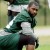 New York Jets Darrelle Revis on the sidelines during the 3 day mini-camp. photo Richard Harbus