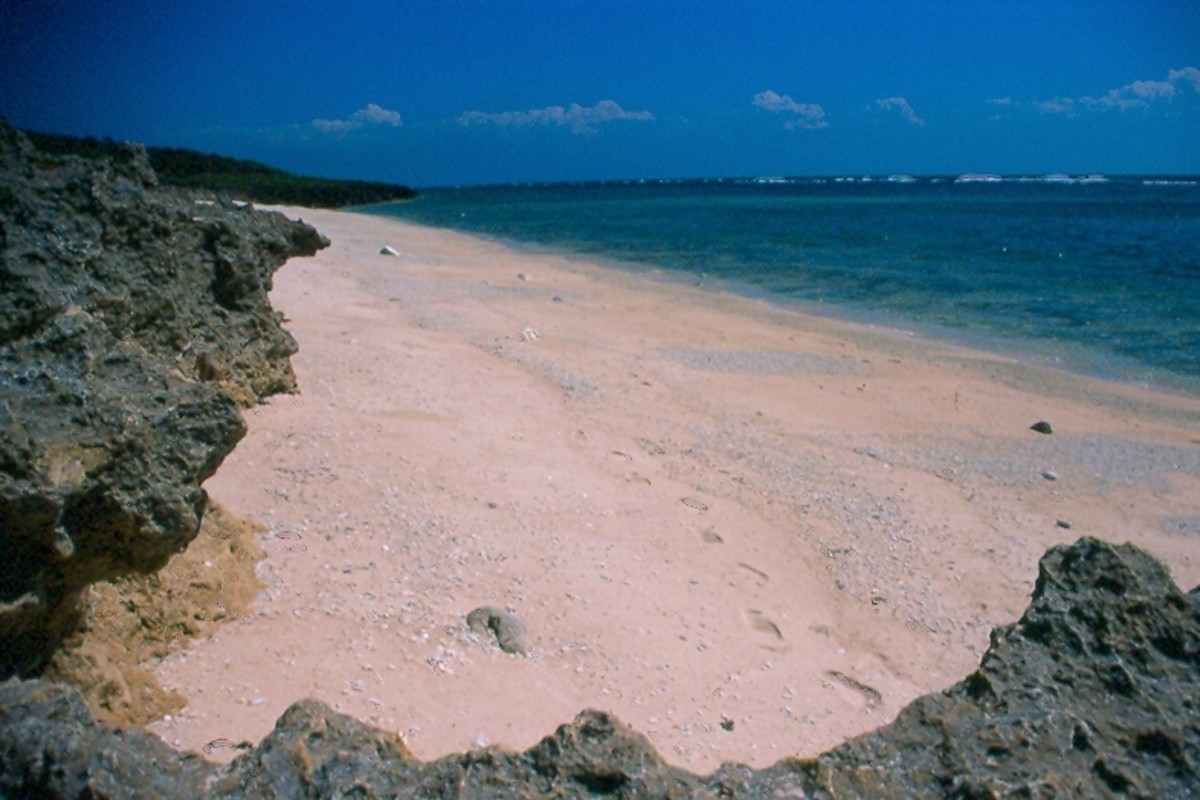 The wild beaches of Kudaka. 