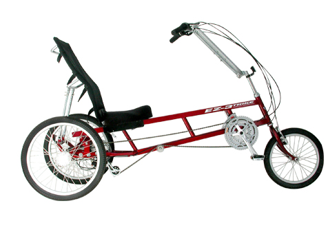 If riding a recumbent is easy and comfortable, then riding a recumbent trike is even better. With a recumbent trike, the rider gets the comfort and mechanical pedaling advantage along with the stability and confidence a trike brings.  "The confidence
