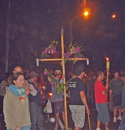 Part of the procession