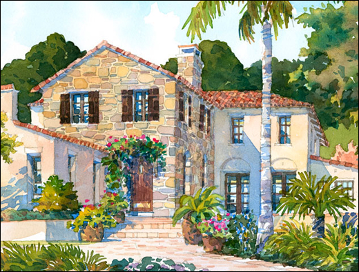 Tuscan Village Style Home