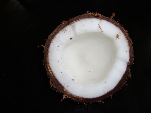 A beautiful coconut