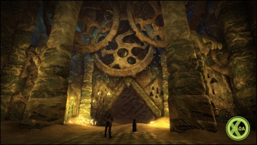 A strange, mysterious cave from Fable 3