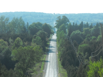 Ribbon of road to Georgian Bay (Airport Road)