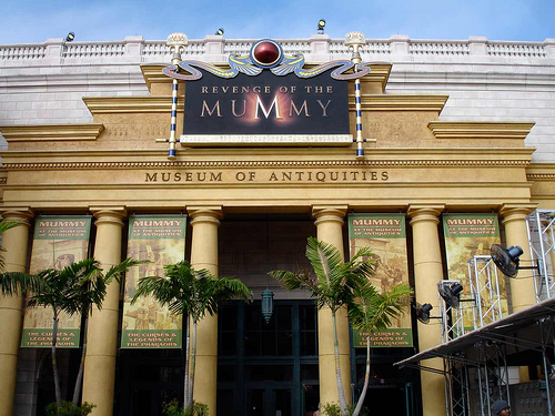The Revenge Of The Mummy at Universal Studios.
