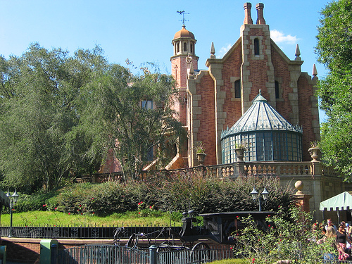 Haunted Mansion at Disneyland.