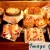 Desserts on display at Barbeque Nation