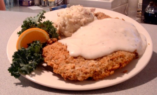 Some people call it country fried steak while others call it chicken fried steak. But by either name its delicious. 