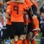 Wesley Sneijder and Robin Van Persie celebrate with Arjen Robben of the Netherlands as he scores the opening goal during the 2010 FIFA World Cup South Africa Round of Sixteen match between Netherlands and Slovakia at Durban Stadium on June 28, 2010 i Wesley Sneijder and Robin Van Persie celebrate with Arjen Robben of the Netherlands as he scores the opening goal during the 2010 FIFA World Cup South Africa Round of Sixteen match between Netherlands and Slovakia at Durban Stadium on June 28, 2010 i