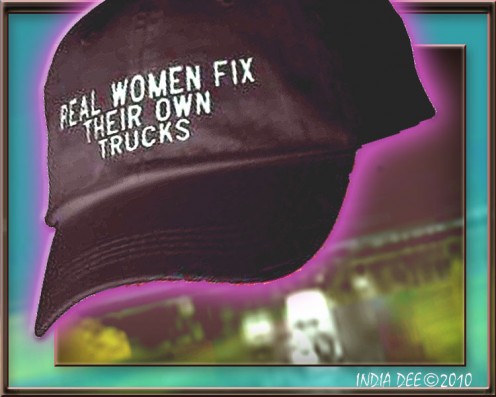 Baseball cap "Real Women Fix Their Own Trucks"