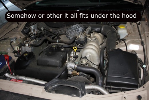 It all fits in there somehow!